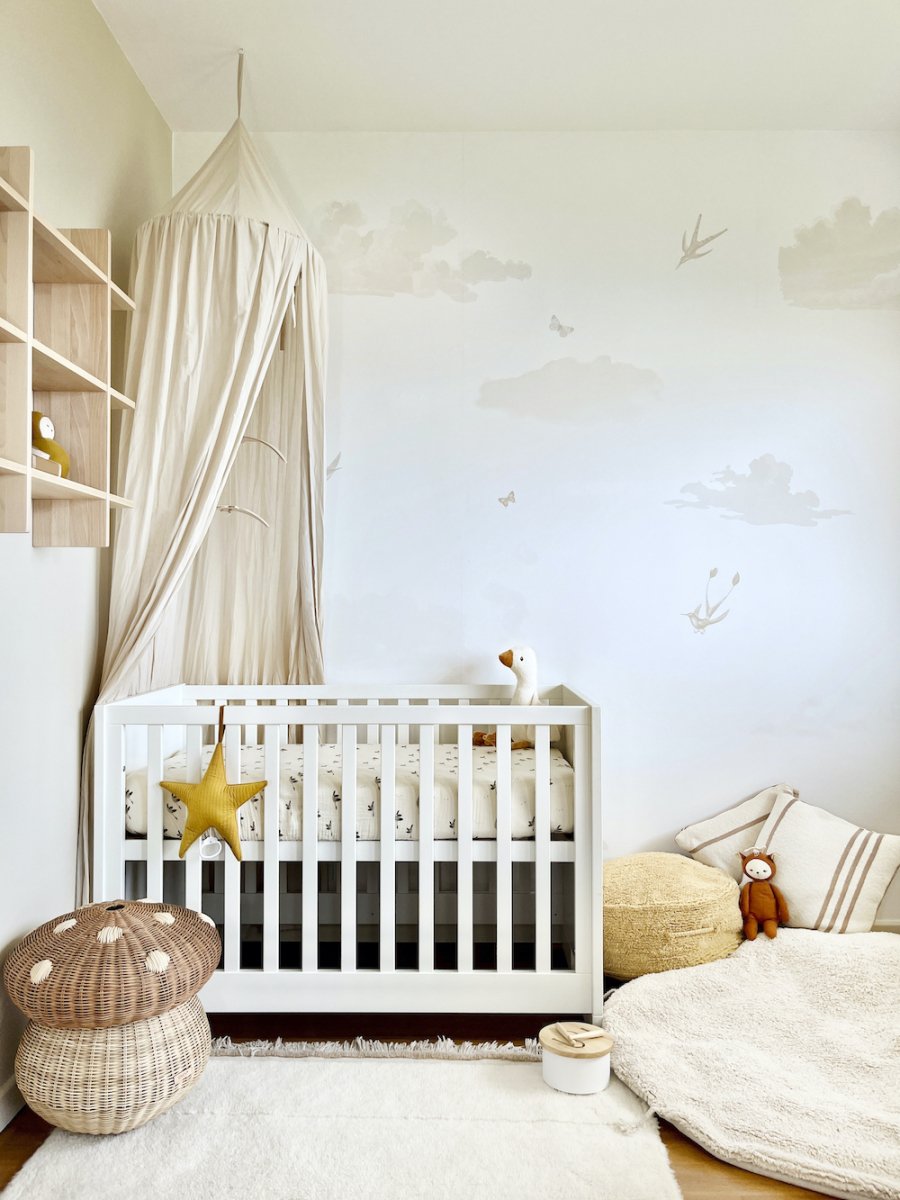 Chambre bebe unisexe design d'interieur