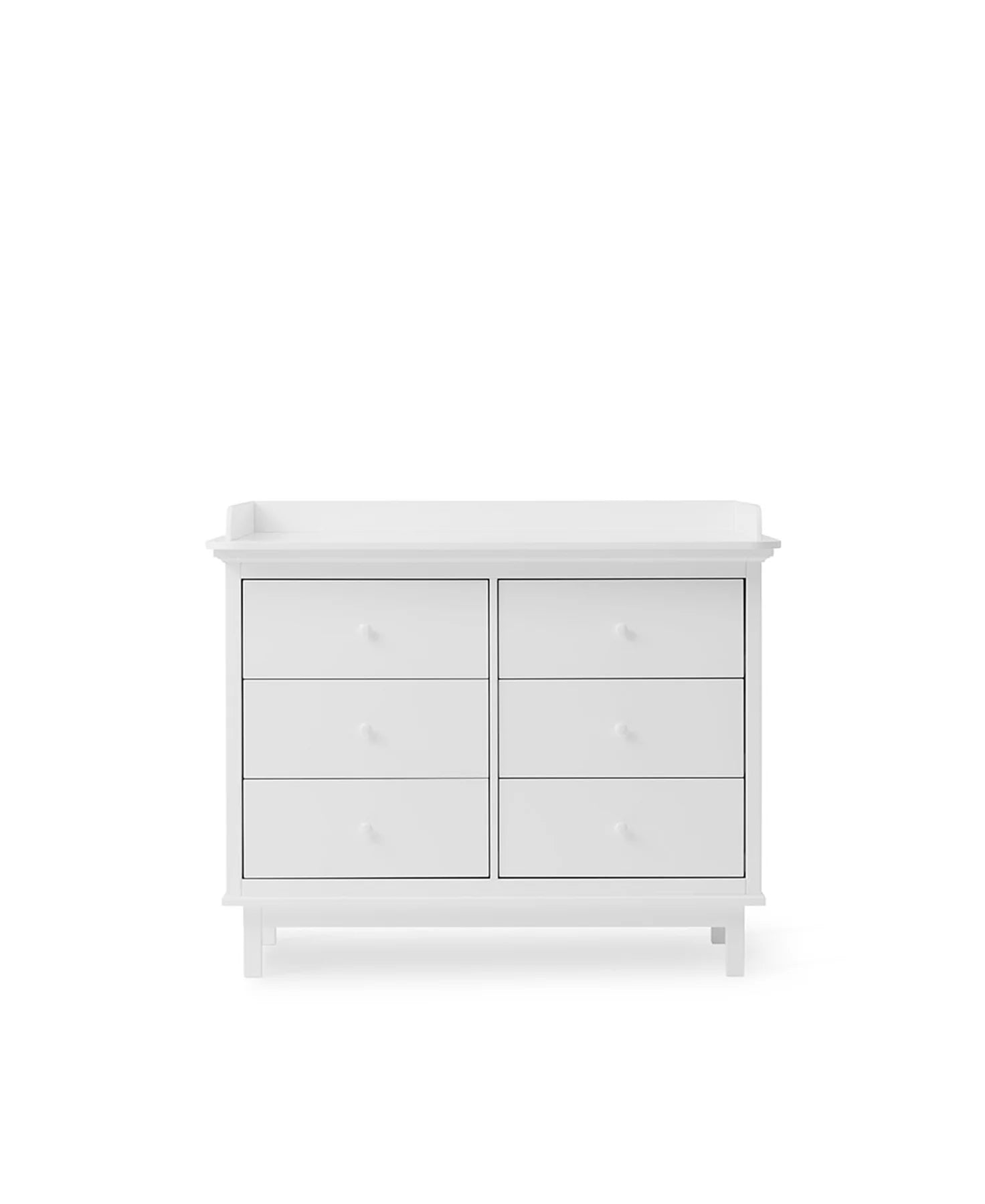 Seaside Changing Table, 6 Drawers, White