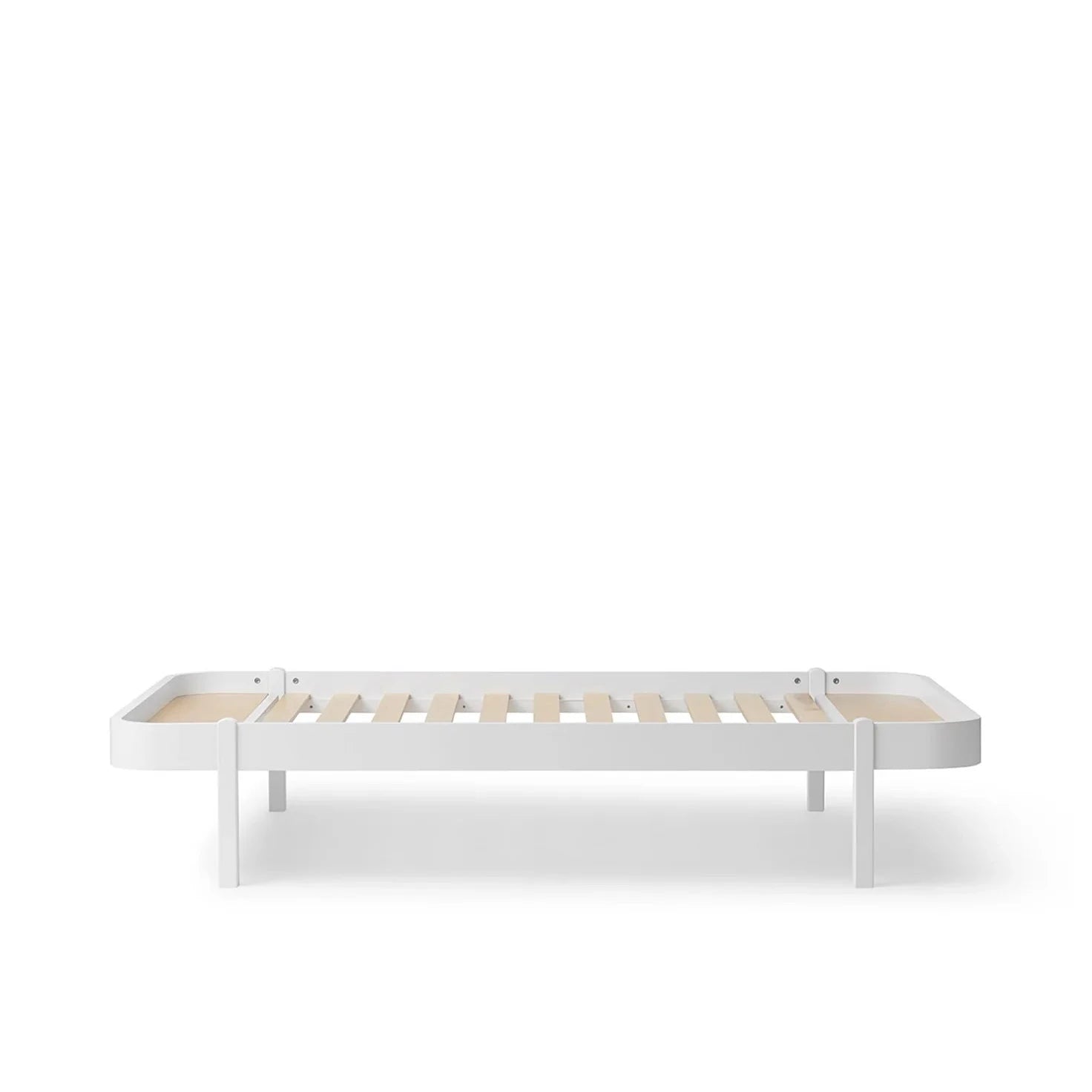 Lit 120 Cm Wood Lounger, Blanc