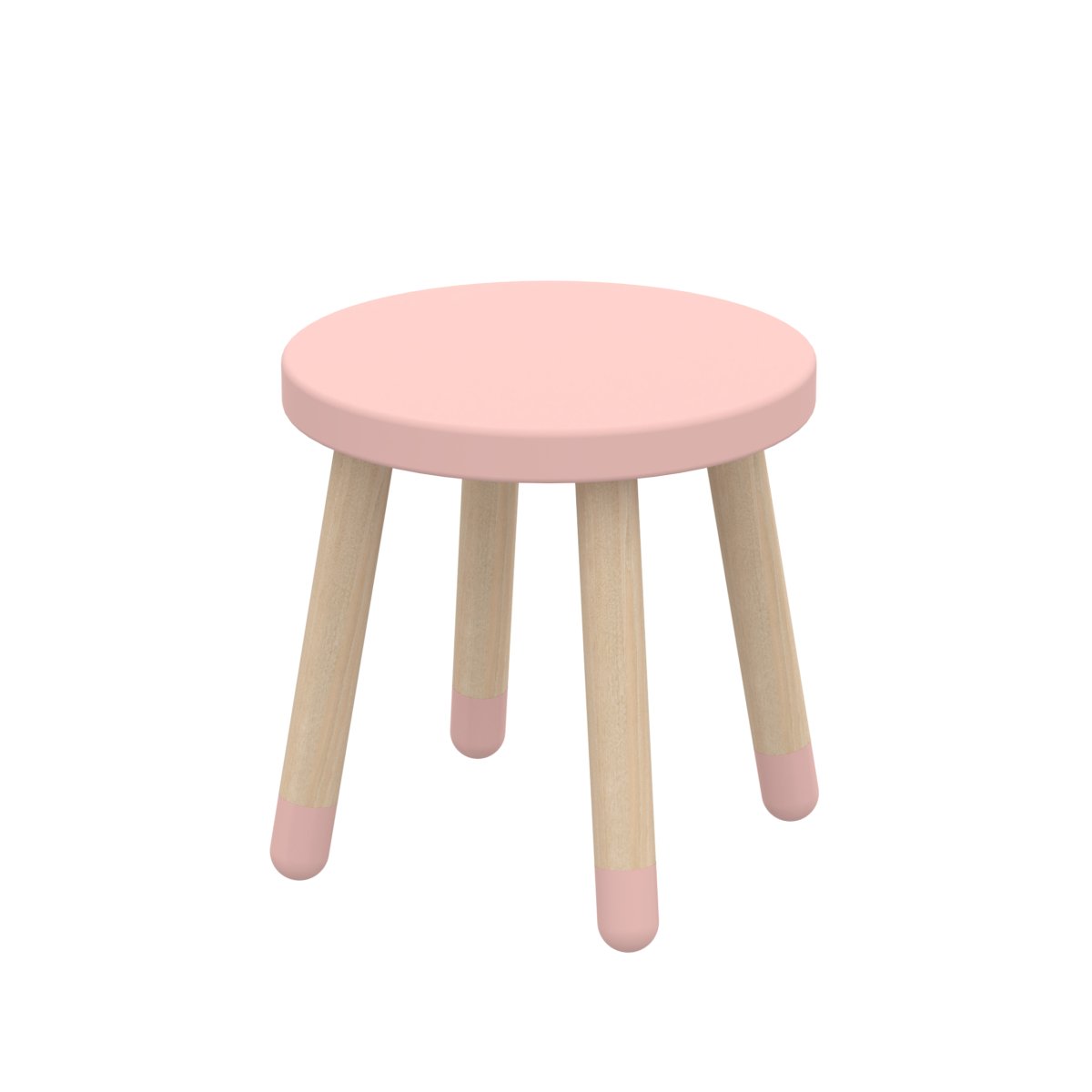 FLEXA - Tabouret DOTS - Rose - Les Petits