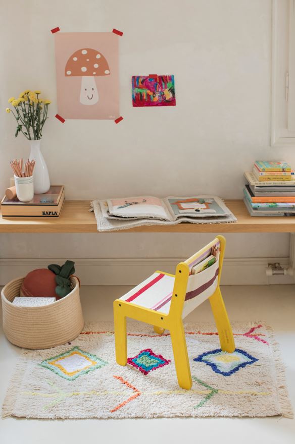 LORENA CANALS - Chaise Pour Enfant Sillita Kaarol - Jaune - Les Petits