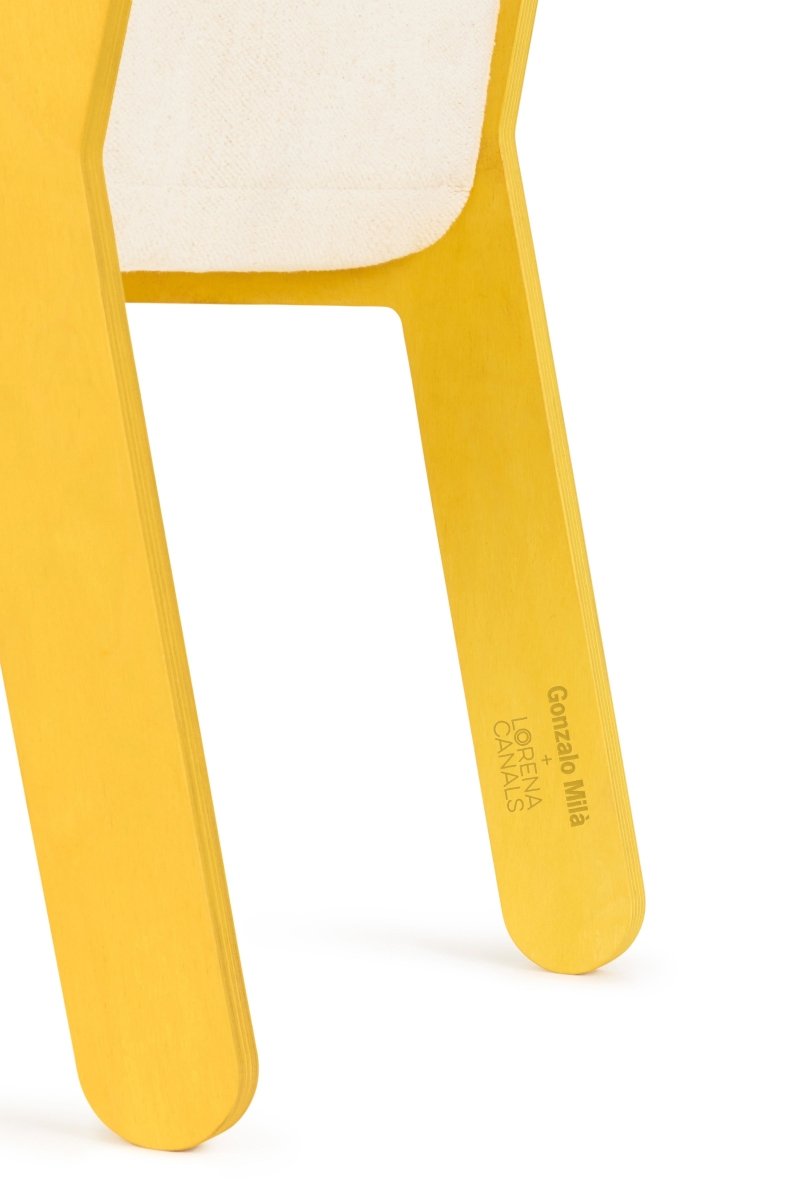 LORENA CANALS - Chaise Pour Enfant Sillita Kaarol - Jaune - Les Petits