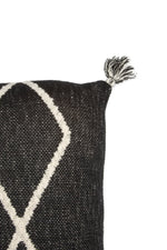 LORENA CANALS - Coussin En Tricot Oasis Noir - Les Petits