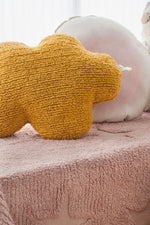 LORENA CANALS - Coussin Nuage Lavable - Jaune Moutarde - Les Petits