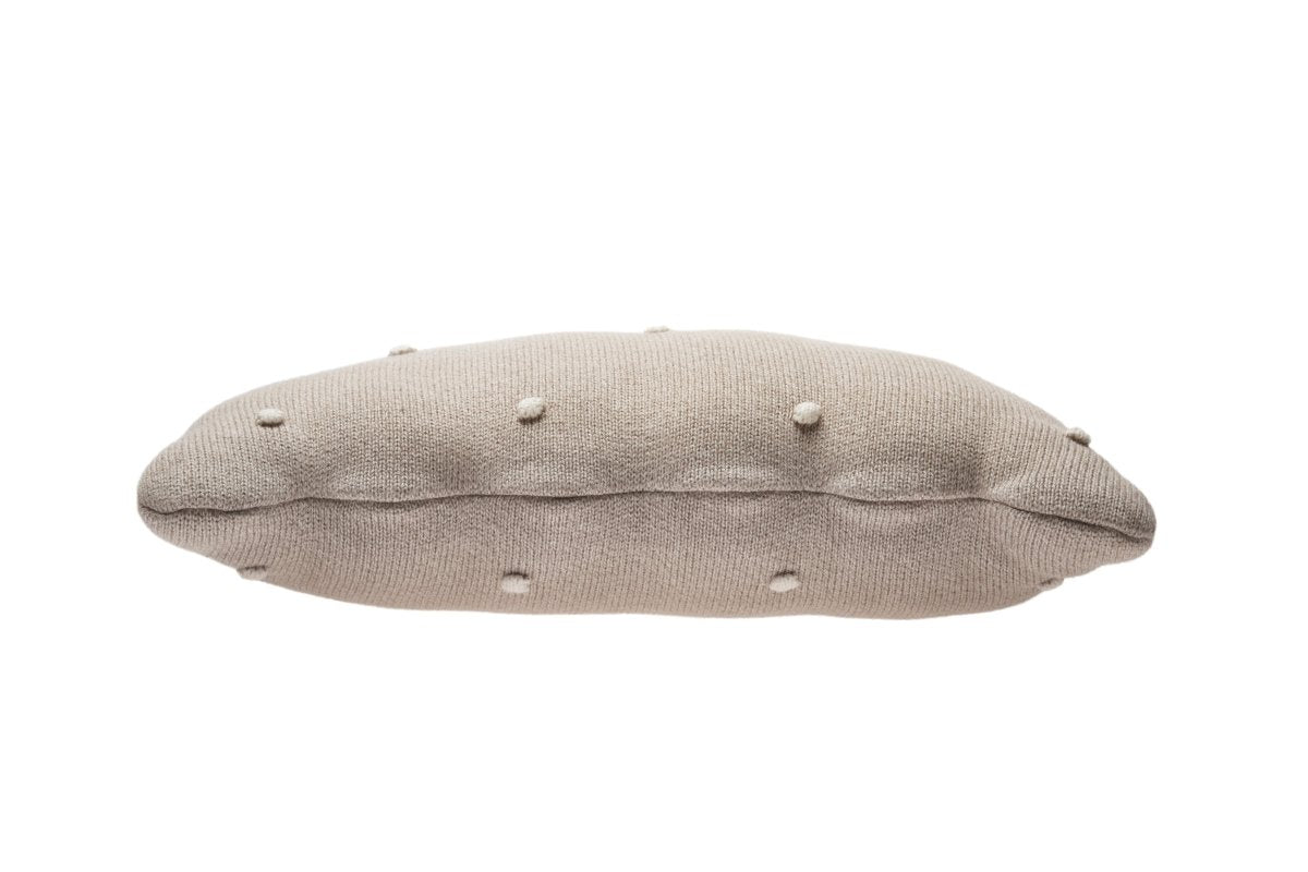 LORENA CANALS - Coussin Tricoté Biscuit Dune Blanc - Les Petits