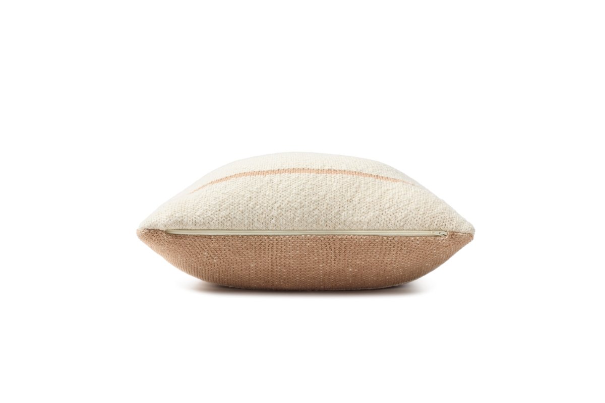 LORENA CANALS - Coussin Tricoté Duetto Powder - Naturel - Les Petits