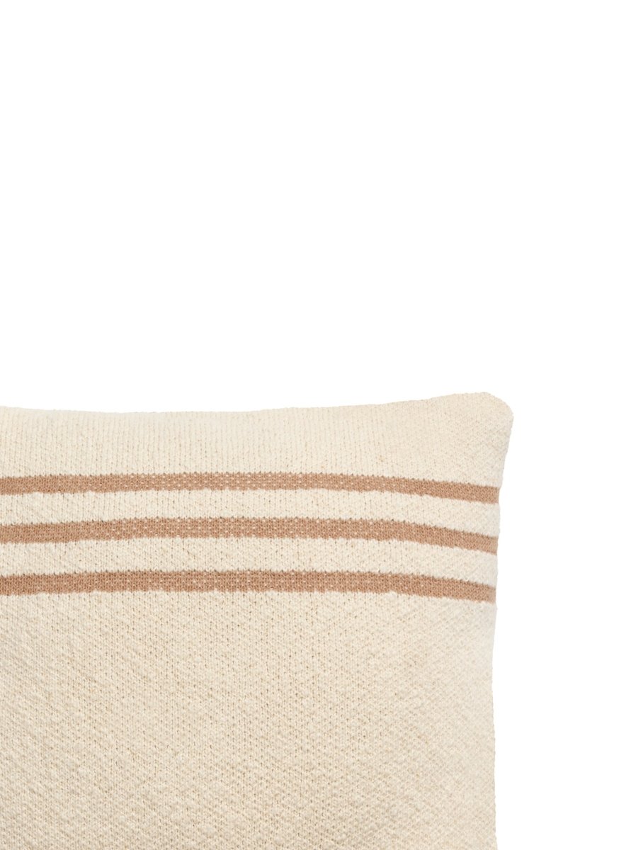 LORENA CANALS - Coussin Tricoté Duetto Powder - Naturel - Les Petits