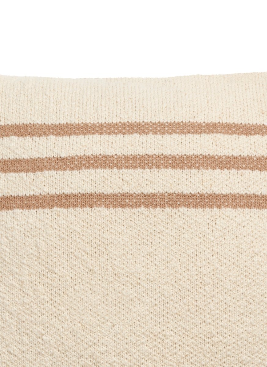 LORENA CANALS - Coussin Tricoté Duetto Powder - Naturel - Les Petits