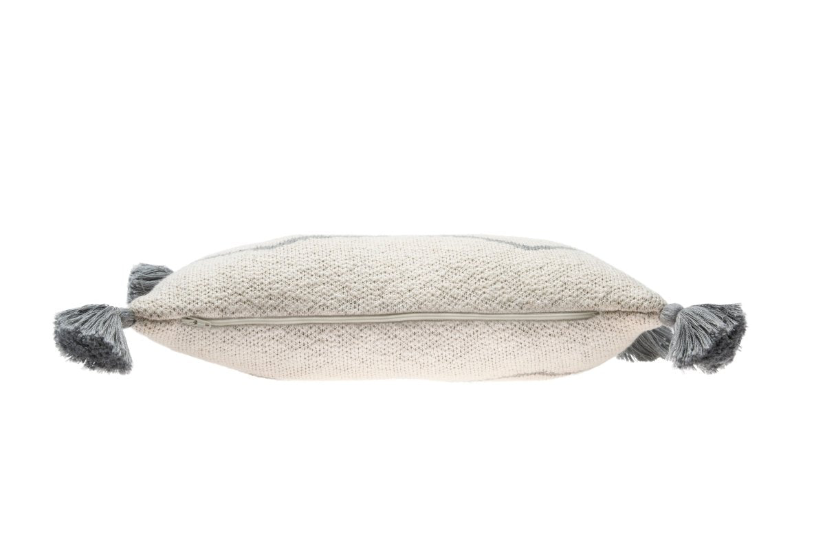 LORENA CANALS - Coussin Tricoté Little Oasis Nat - Gris - Les Petits