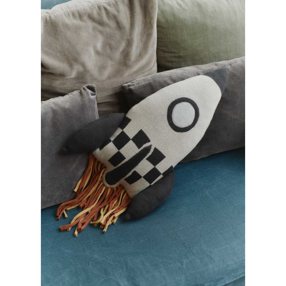 LORENA CANALS - Coussin Tricoté Rocket - Les Petits