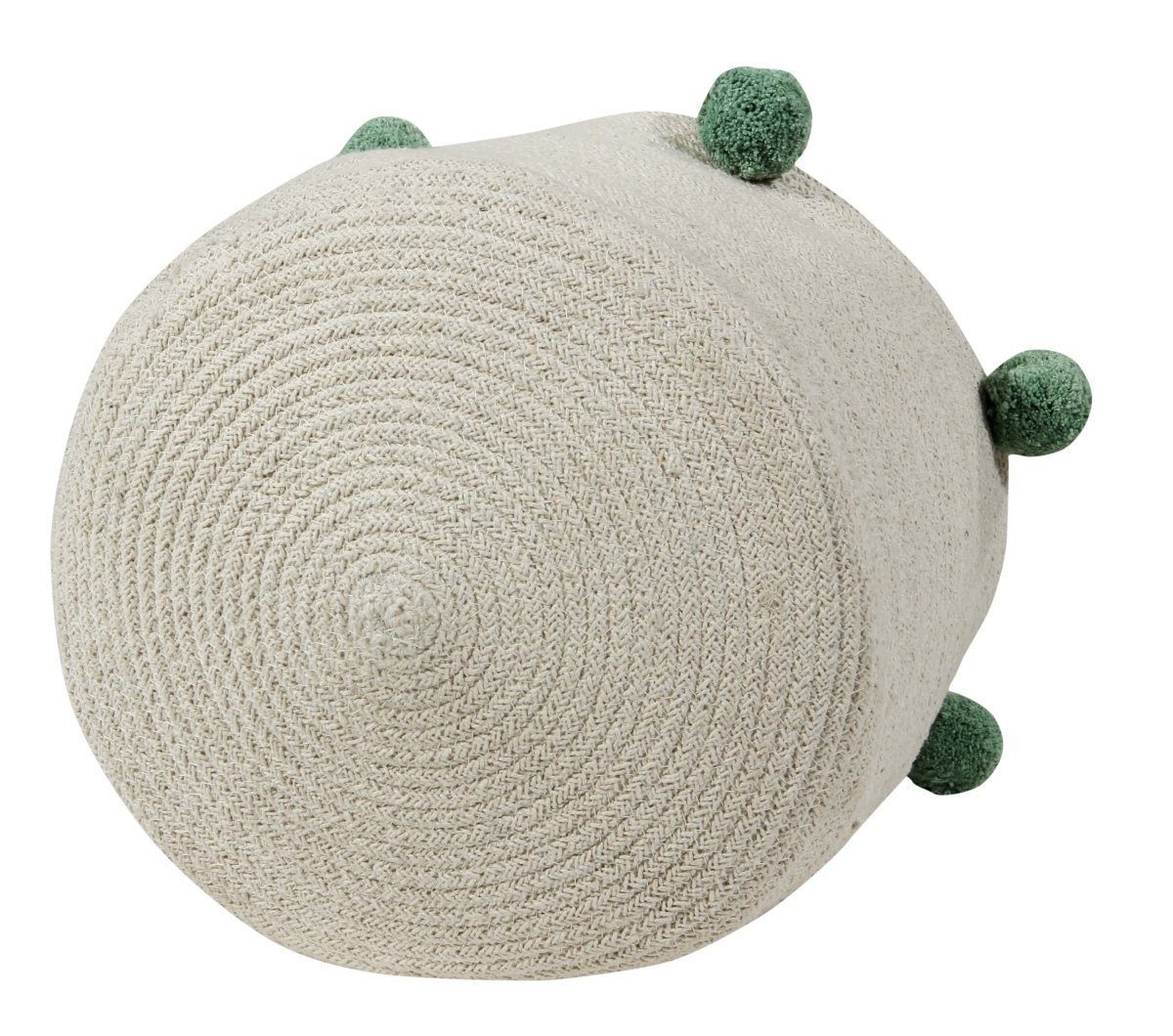 LORENA CANALS - Panier de Rangement Bubbly Naturel - Vert - Les Petits