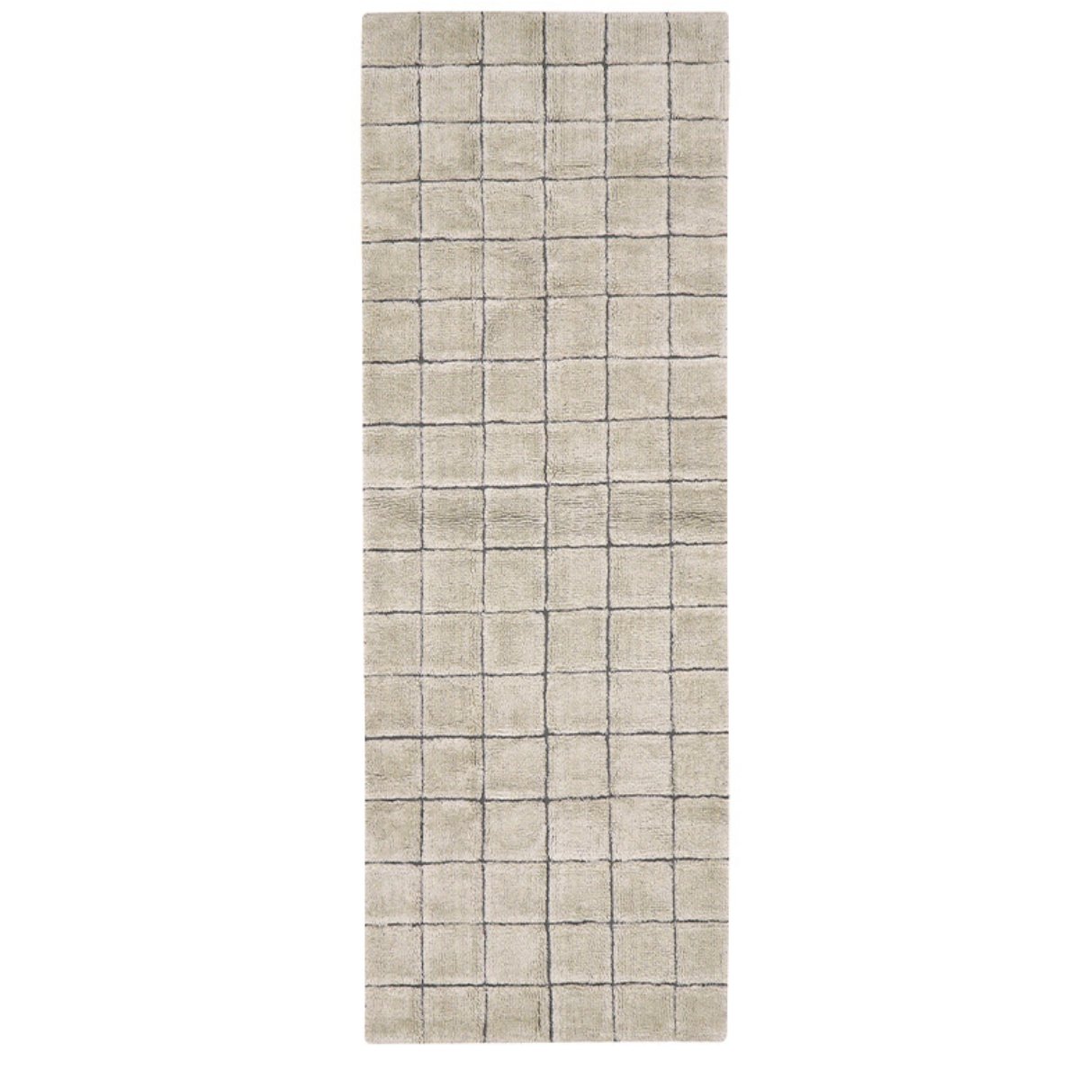 LORENA CANALS - Tapis De Passage En Laine Mosaic Grès 80 X 230 Cm - Les Petits