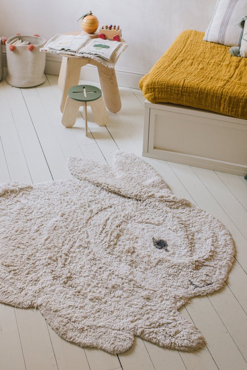 LORENA CANALS - Tapis Lavable Animal Lapin - Les Petits