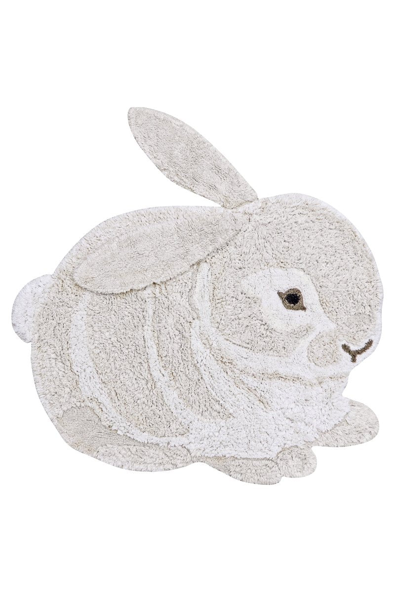 LORENA CANALS - Tapis Lavable Animal Lapin - Les Petits