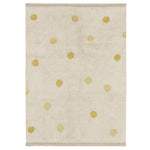 LORENA CANALS - Tapis Lavable Hippy Pois Naturel - Miel 120 X 160 Cm - Les Petits