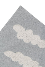 LORENA CANALS - Tapis Lavable Nuages Gris 120 X 160 Cm - Les Petits