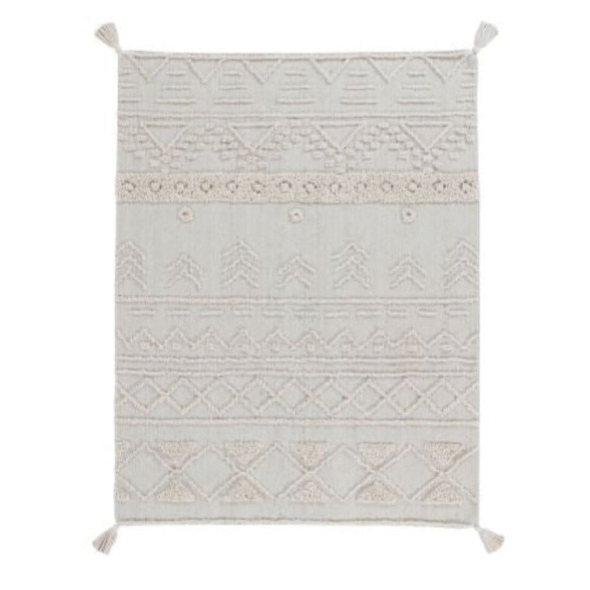 LORENA CANALS - Tapis Lavable Tribu Naturel 120 X 160 Cm - Les Petits