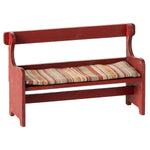 MAILEG - Banc Pour Souris Maileg - Rouge - Les Petits