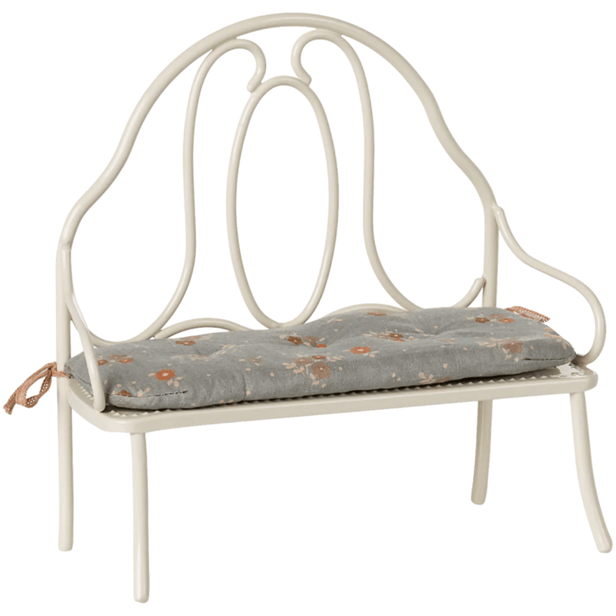 MAILEG - Banc Vintage, Miniature - Blanc Cassé - Les Petits