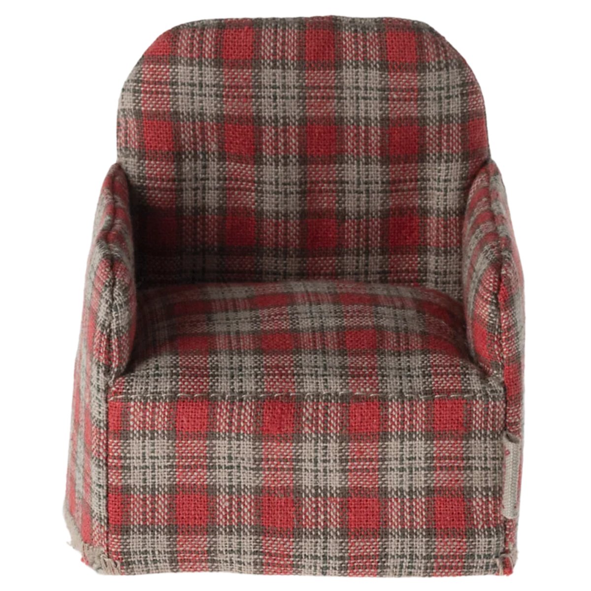 MAILEG - Chaise Souris - Damier Rouge - Les Petits