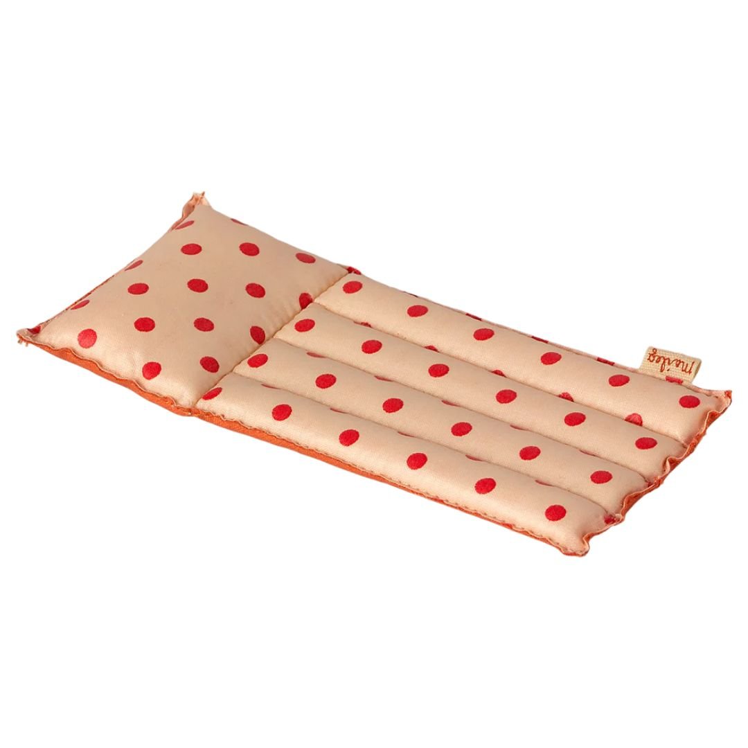 MAILEG - Matelas de Plage, Pour Souris Maileg - Pois Rouges - Les Petits