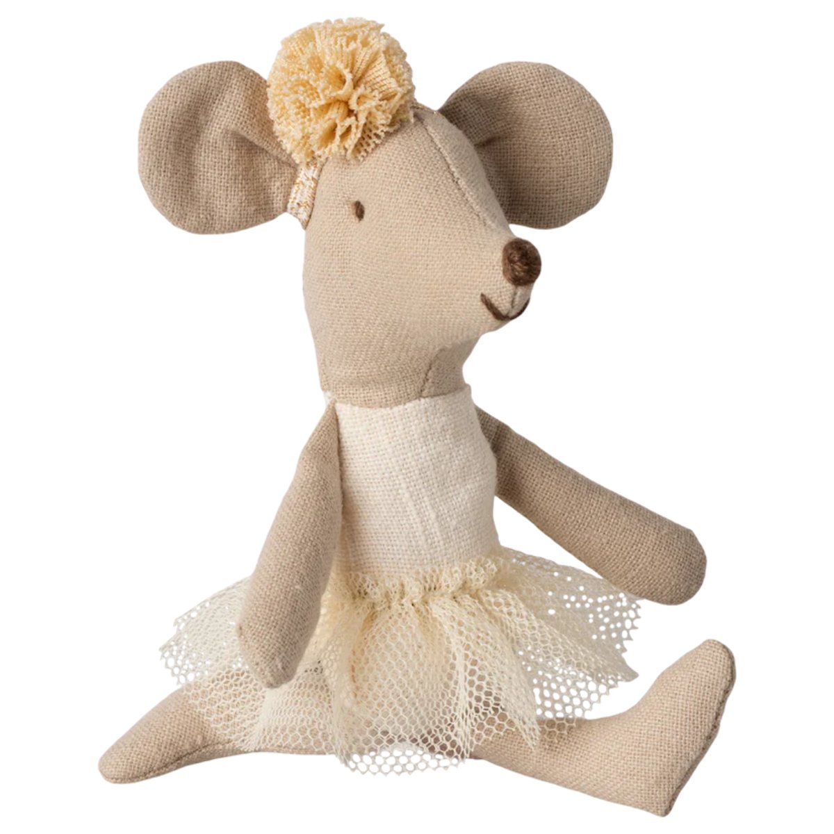 MAILEG - Souris Ballerine Petite Soeur - Ecru - Les Petits