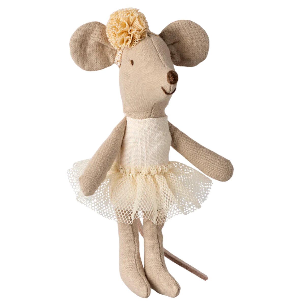 MAILEG - Souris Ballerine Petite Soeur - Ecru - Les Petits