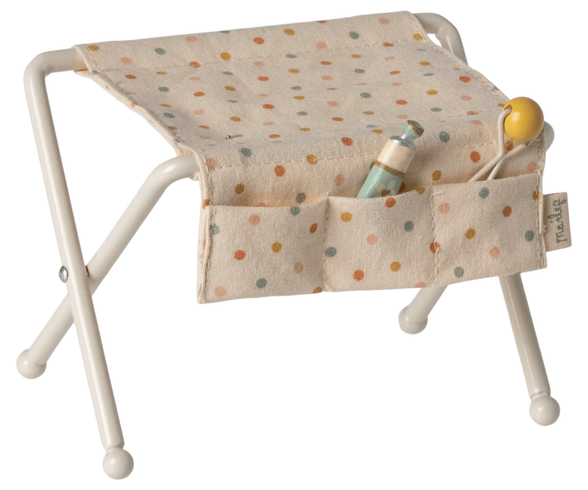 MAILEG - Table à langer, Bébé souris - Blanc cassé - Les Petits