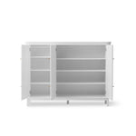 OLIVER FURNITURE - Armoire Multi - Rangement 3 Portes Wood, Blanc - Les Petits