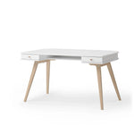 OLIVER FURNITURE - Bureau Wood 66 cm, Blanc/Chêne - Les Petits