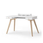 OLIVER FURNITURE - Bureau Wood 72,6 cm, Blanc/Chêne - Les Petits