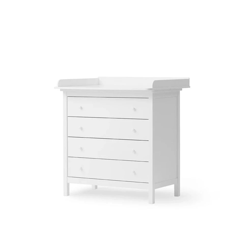 OLIVER FURNITURE - Commode À Langer 4 Tiroirs Seaside, Blanc - Les Petits