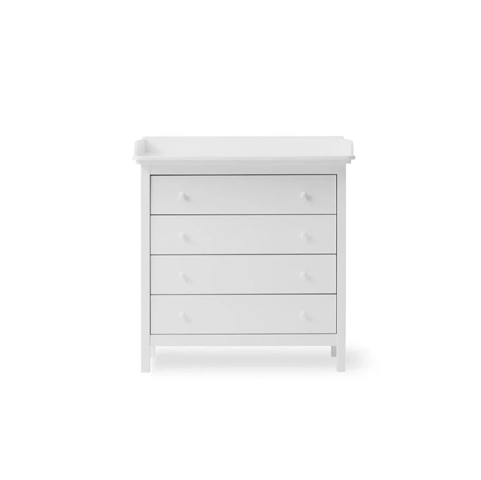 OLIVER FURNITURE - Commode À Langer 4 Tiroirs Seaside, Blanc - Les Petits