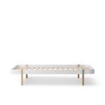 OLIVER FURNITURE - Lit 120 Cm Wood Lounger, Blanc/Chêne - Les Petits