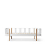 OLIVER FURNITURE - Lit Banquette Wood Original, Blanc/Chêne - Les Petits