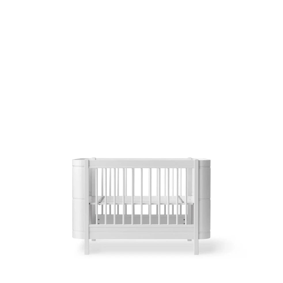 OLIVER FURNITURE - Lit Bébé Évolutif Wood Mini+, Blanc - Les Petits