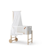 OLIVER FURNITURE - Lit Cododo Wood Avec Kit Conversion - Blanc/Chêne - Les Petits