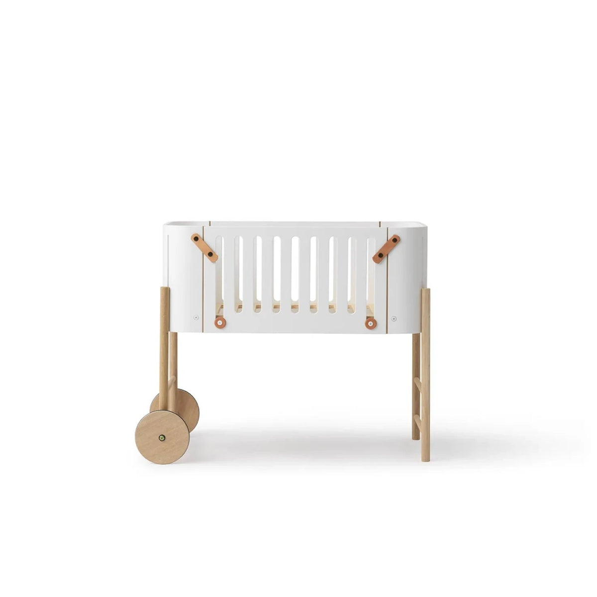 OLIVER FURNITURE - Lit Cododo Wood Avec Kit Conversion - Blanc/Chêne - Les Petits