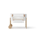 OLIVER FURNITURE - Lit Cododo Wood Avec Kit Conversion - Blanc/Chêne - Les Petits