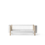 OLIVER FURNITURE - Lit Junior Wood Mini+, Blanc/Chêne - Les Petits