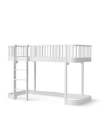 OLIVER FURNITURE - Lit Mezzanine Mi - haut Wood Original, Blanc - Les Petits