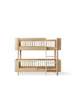 OLIVER FURNITURE - Lit Superposé Mi - haut Wood Mini+, Chêne - Les Petits