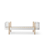 OLIVER FURNITURE - Lit Wood Original, Blanc/Chêne - Les Petits