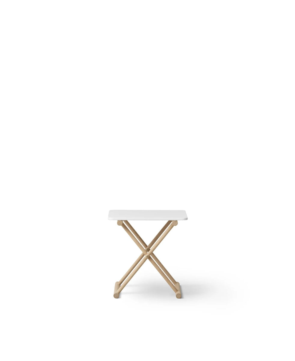 OLIVER FURNITURE - Table De Chevet Basse Camp, Blanc/Chêne - Les Petits