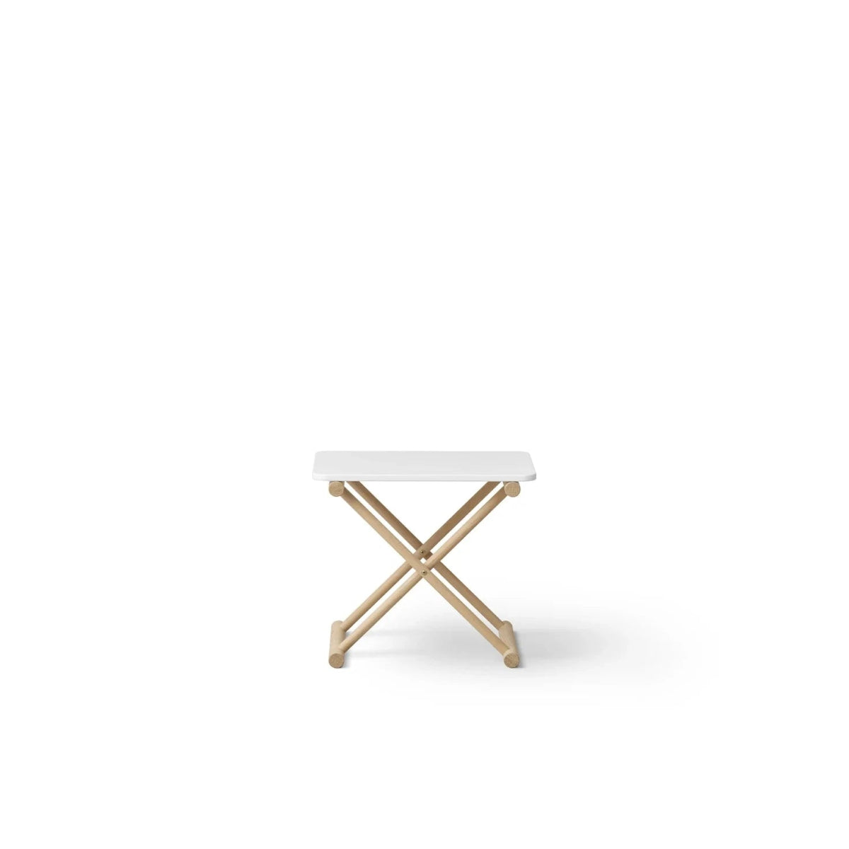 OLIVER FURNITURE - Table De Chevet Basse Camp, Blanc/Chêne - Les Petits