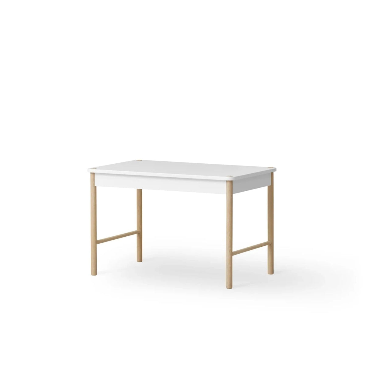 OLIVER FURNITURE - Table De Jeux Petit Enfant Camp, Blanc/Chêne - Les Petits