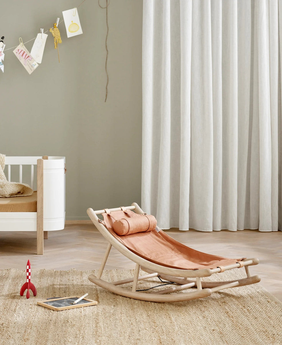 OLIVER FURNITURE - Transat Bébé & Enfant Wood, Chêne/Caramel - Les Petits