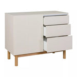 QUAX - Commode Mood Porte + 3 Tiroirs - Argile - Les Petits