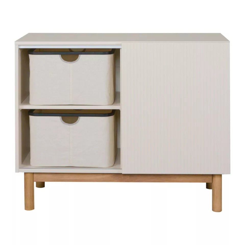 QUAX - Commode Mood Porte + 3 Tiroirs - Argile - Les Petits