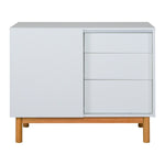 QUAX - Commode Mood Porte + 3 Tiroirs - Blanc - Les Petits